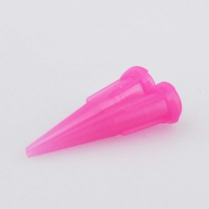 20G Pink Plastic Tapered Needle Dispense Tips