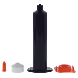30cc UV Glue Cartridge Black Syringe